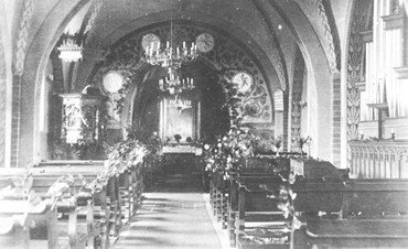 kirken indefra 1923